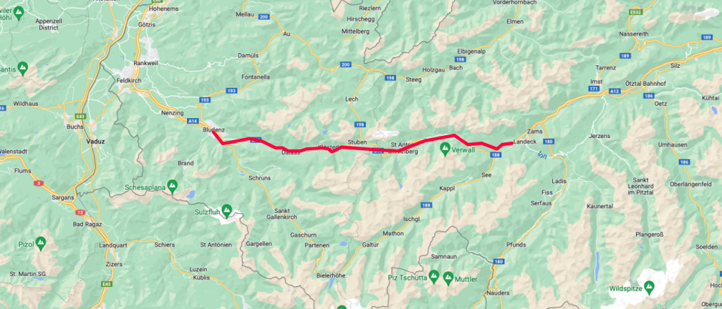 Arlbergtunnel tol: Sondermautstrecken in
Voralberg